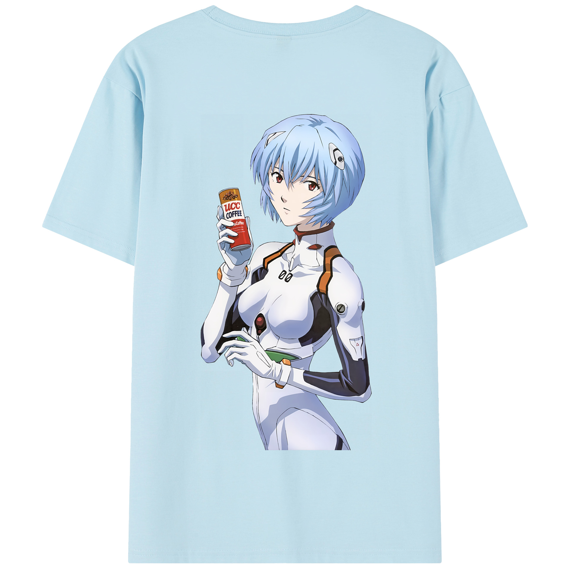 （画像用） EVA 新世紀エヴァンゲリオン 綿100％半袖Tシャツ（背面プリント）